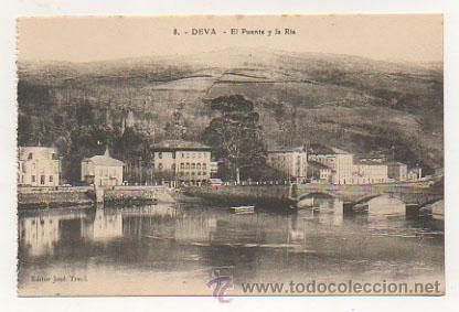 Postales: DEVA. EL PUENTE Y LA R&Iacute;A. (ED. JOS&Eacute; TREC&Uacute;, N&ordm; 8) - Foto 1