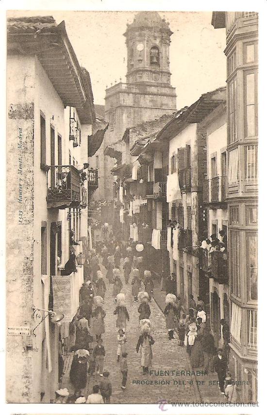 Postales: Fuenterrab&iacute;a, postal antigua - Foto 1