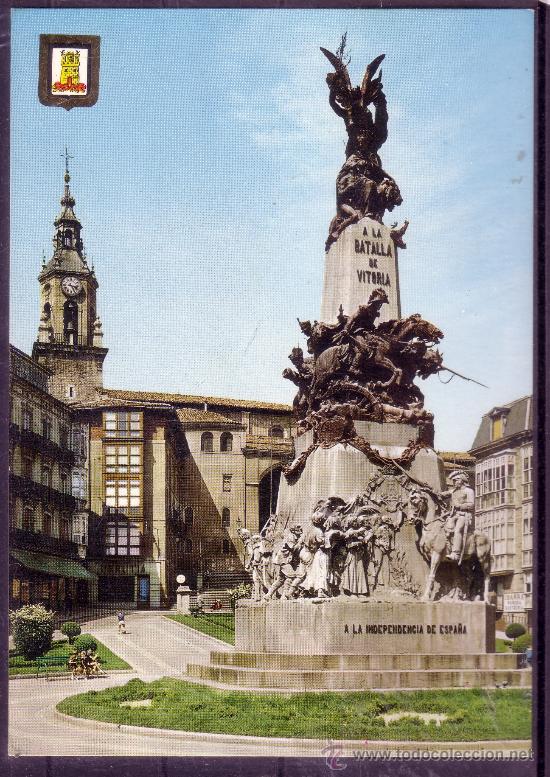 Postales: VITORIA - MONUMENTO A LA BATALLA DE VITORIA - Foto 1