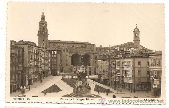 Postales: Vitoria, postal formato antiguo - Foto 1