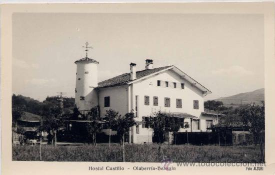 Postkarten: OLABERR&Iacute;A-BEASAIN (GUIPUZCOA).- HOSTAL CASTILLO- FOTO ALZURI