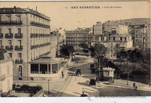 Postales: Guipuzcoa. San Sebastian. n&ordm; 63 Calle de Zubieta. G..G. Galarza.