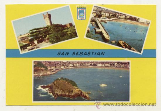 Postales: POSTAL A&Ntilde;OS 60 // SAN SEBASTIAN  DONOSTI