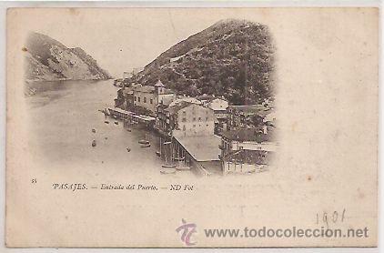 Postales: Pasajes. Dorso sin dividir - Foto 1