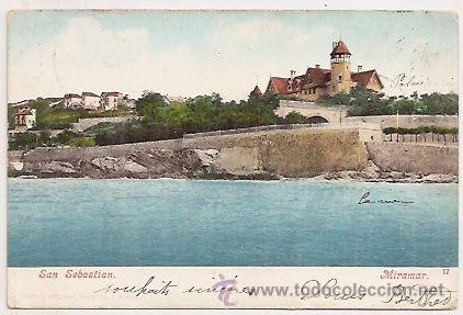Postales: San Sebasti&aacute;n, postal antigua - Foto 1