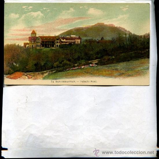 Postales: POSTAL SAN SEBASTI&Aacute;N Palacio Real - Foto 1