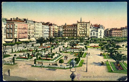 Postais: SAN SEBASTIAN : Ed. Hauser y Menet - Parque de Alderdi-Eden.