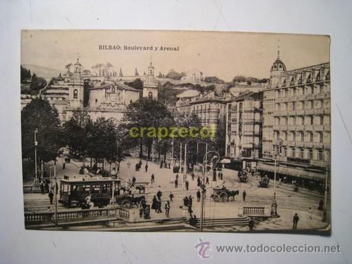 Postales: BILBAO: BOULEVARD Y ARENAL - Foto 1