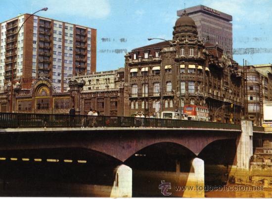 Postkarten: BILBAOO N&ordm; 25 PUENTE DE LA VICTORIA EXCLUSIVAS SAN CAYETANO ESCRITA CIRCULADA SELLO