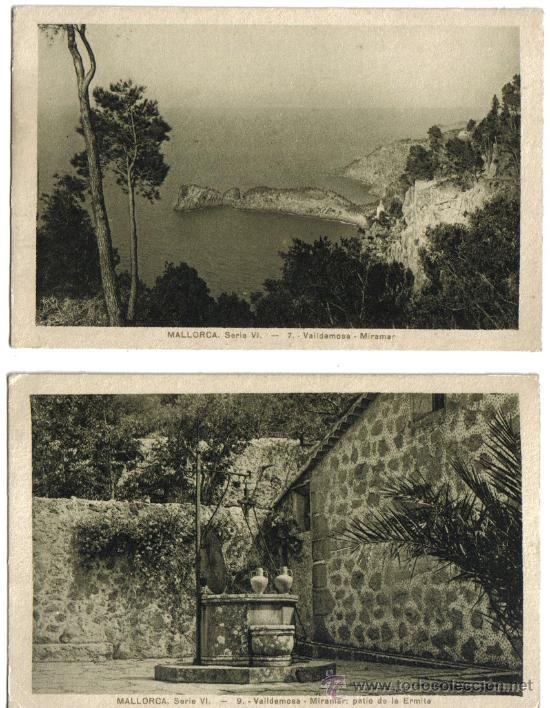 Postales: DOS POSTALES VALLDEMOSA, MALLORCA - Foto 1