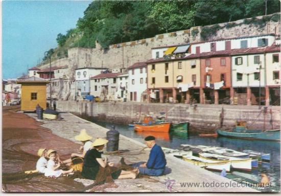 Postcards: san sebastian - muelle de pescadores - n&ordm; 3 - sin circular - ed. dominguez - a&ntilde;o 1960