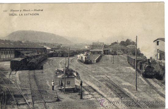 Postales: POSTAL DE IRUN, LA ESTACION. - Foto 1