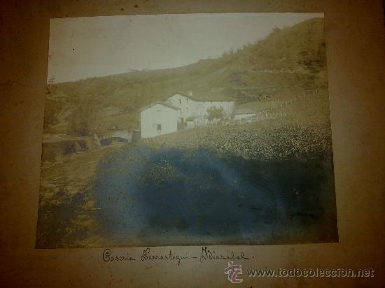 Cartes Postales: Caserio Larrastegui Idiaz&aacute;bal Guipuzcoa. Fotografia original 23 x 29 cm. (s&oacute;lo la foto sin carton)