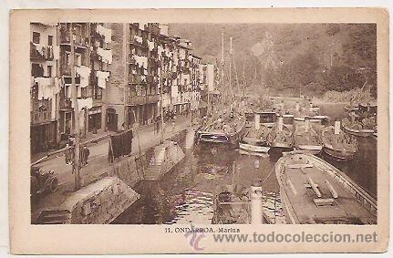Postales: Ondarroa, postal antigua - Foto 1