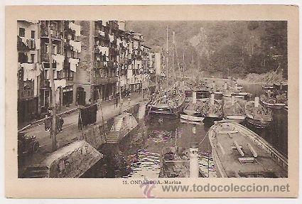 Postales: Ondarroa, postal antigua - Foto 1