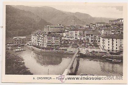 Postales: Ondarroa, postal antigua - Foto 1