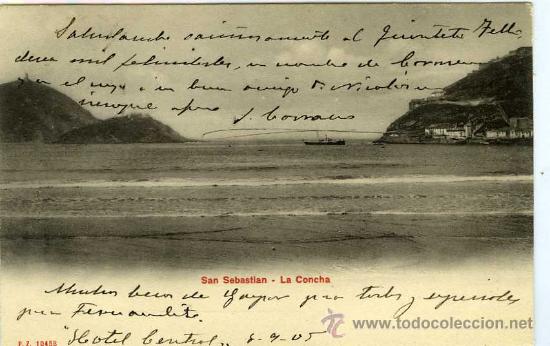Postales: POSTAL SAN SEBASTIAN LA CONCHA