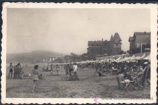 Postales: ZARAUZ (GUIPUZCOA).- LA PLAYA - Foto 1