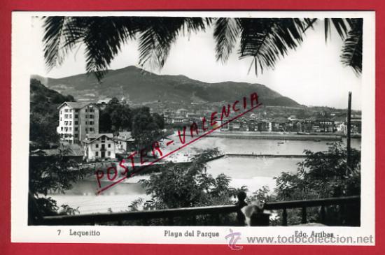 Postales: LEQUEITIO, PLAYA DEL PARQUE,    P65465 - Foto 1