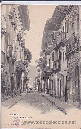 Postales: POSTAL HERNANI CALLE PRINCIPAL - Foto 1