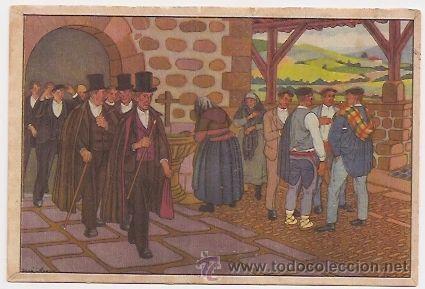 Postales: Arrue. Postal de tipos vascos - Foto 1