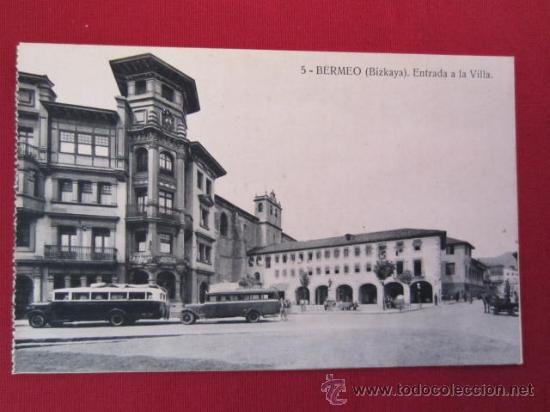 Postales: BERMEO - ENTRADA A LA VILLA - Foto 1