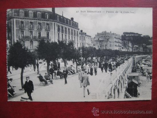 Postales: SAN SEBASTIAN - PASEO DE LA CONCHA - Foto 1
