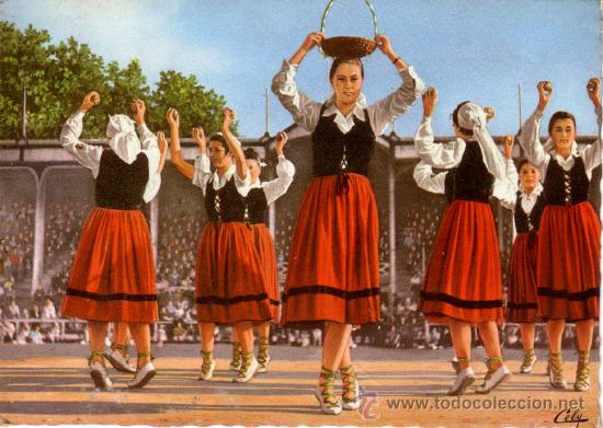 Postales: POSTAL N&ordm; 5229 FOLKLORE BASQUE FOLCLORE VASCO - Foto 1
