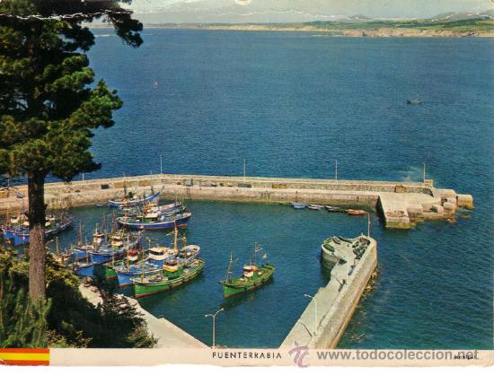 Postales: N&ordm; 10083 FUENTERRABIA PUERTO BARCOS