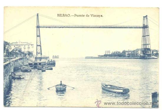 Postales: BILBAO Puente Vizcaya - Foto 1