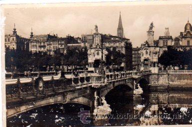 Postais: TARJETA POSTAL DE SAN SEBASTIAN - PUENTE DE M&ordf; CRISTINA. FOTO GALARZA 101