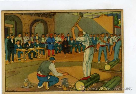 Postales: POSTAL PAIS VASCO DIBUJOS DE JOSE ARRUE