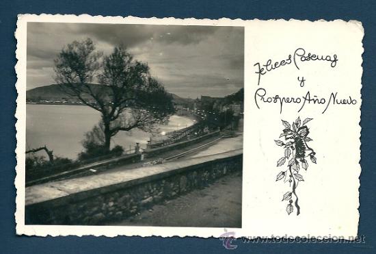 Postais: 1011 - ANTIGUA Y CURIOSA  POSTAL DE SAN SEBASTIAN - PASEO DE MIRACONCHA - FOTO GALARZA