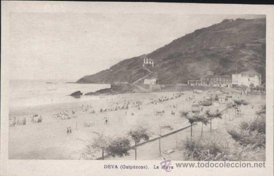 Postales: DEVA (GUIPUZCOA).- LA PLAYA - Foto 1