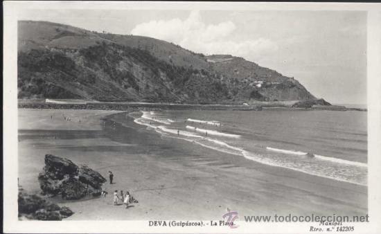 Postales: DEVA (GUIPUZCOA).- LA PLAYA - Foto 1