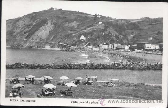 Postales: DEVA (GUIPUZCOA).- VISTA PARCIAL Y PLAYA - Foto 1