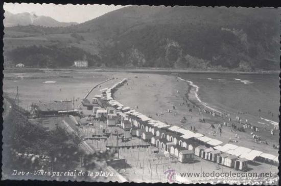 Postales: DEVA (GUIPUZCOA).- VISTA PARCIAL DE LA  PLAYA - Foto 1
