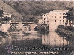 Postkarten: POSTAL ORIGINAL DECADA DE LOS 30. ESPA&Ntilde;A. CESTONA. N&ordm; 1296. VER TAMA&Ntilde;O Y EXPLICACION.