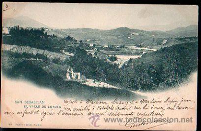 Postais: TARJETA POSTAL DE SAN SEBASTIAN - EL VALLE DE LOYOLA. 914. HAUSER Y MENET