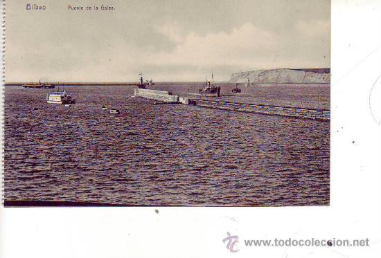Postales: bilbao - puente de la galea - Foto 1