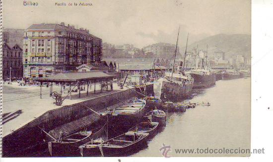 Postales: bilbao - muelle de la aduana - Foto 1