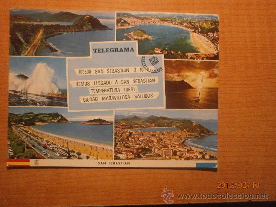 POSTAL  SAN SEBASTIAN SIN CIRCULAR