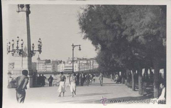 Cartoline: SAN SEBASTIAN (GUIPUZCOA).- POSTAL FOTOGR&Aacute;FICA PASEO DE LA CONCHA