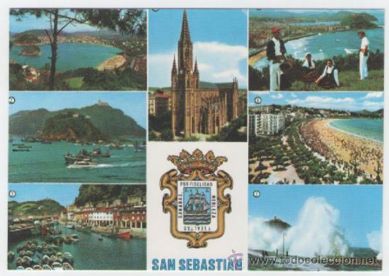 Postales: SAN SEBASTIAN - EDICI&Oacute;N MANIPEL - POSTAL - Foto 1