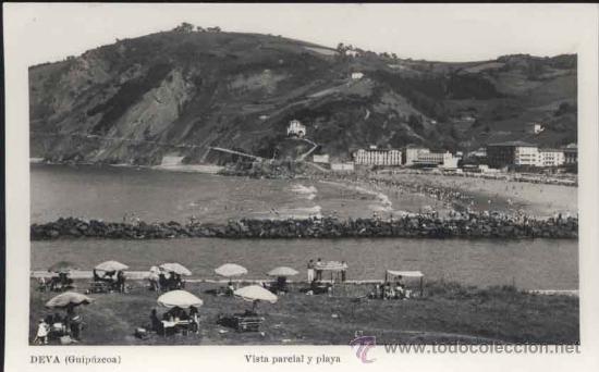 Postales: DEVA (GUIPUZCOA).- VISTA PARCIAL Y PLAYA - Foto 1