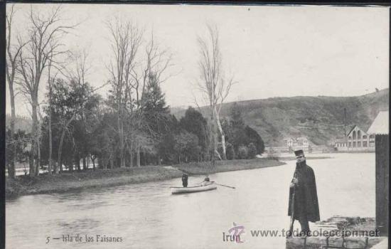 Postales: IR&Uacute;N (GUIPUZCOA).- ISLA DE LOS FAISANES - Foto 1