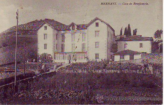 Postales: hernani - casa de beneficencia - Foto 1