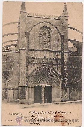 Postales: Lequeitio. Hauser y Menet. Dorso sin dividir - Foto 1