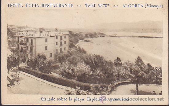 Postales: POSTAL ALGORTA HOTEL EGUIA - Foto 1