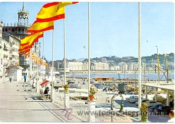 Postkarten: 7-esp1484. Postal San Sebastian. Vista desde el puerto,